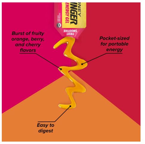 Honey Stinger | FRUIT SMOOTHIE ENERGY GEL BOX OF 24