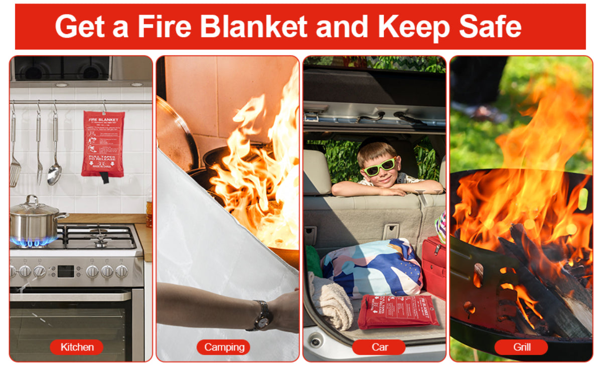The Fire Blanket – Fast, Reusable & Maintenance-Free Fire Protection