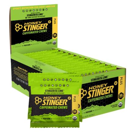 Honey Stinger | CAFFEINATED STINGERITA LIME ENERGY CHEWS BOX OF 12