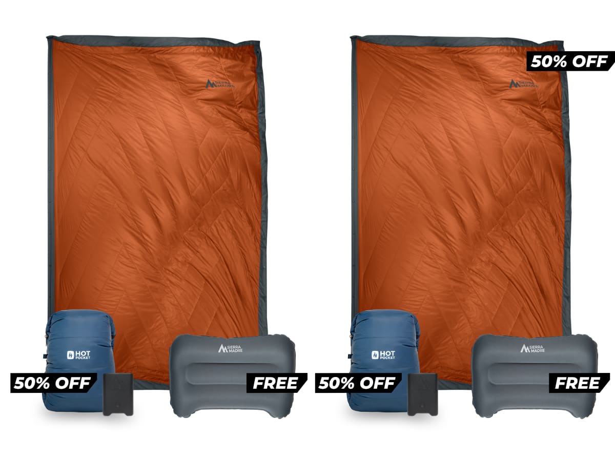 Special Offer: Puffle 55° Down Adventure Blanket + Add ons