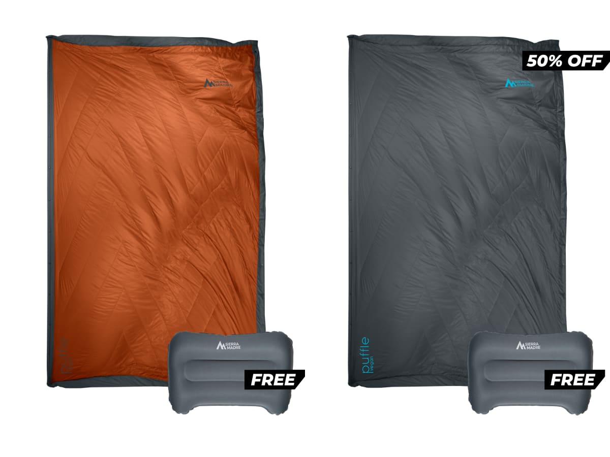 Special Offer: Puffle 55° Down Adventure Blanket + Add ons