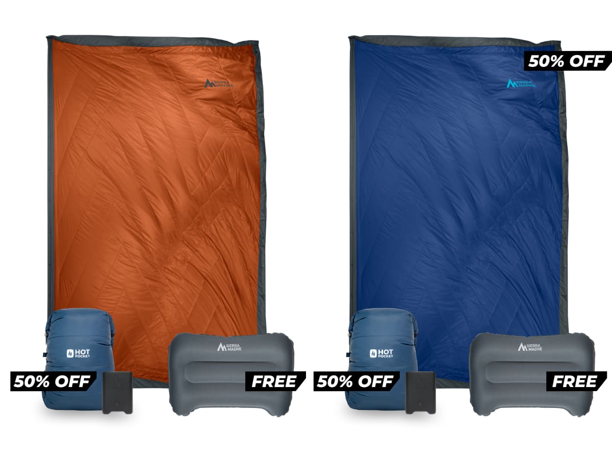 Special Offer: Puffle 55° Down Adventure Blanket + Add ons