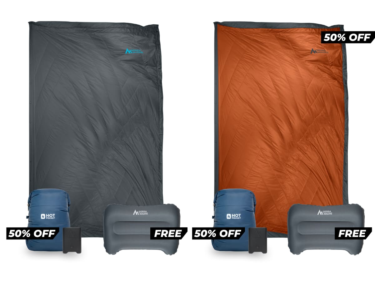 Special Offer: Puffle 55° Down Adventure Blanket + Add ons