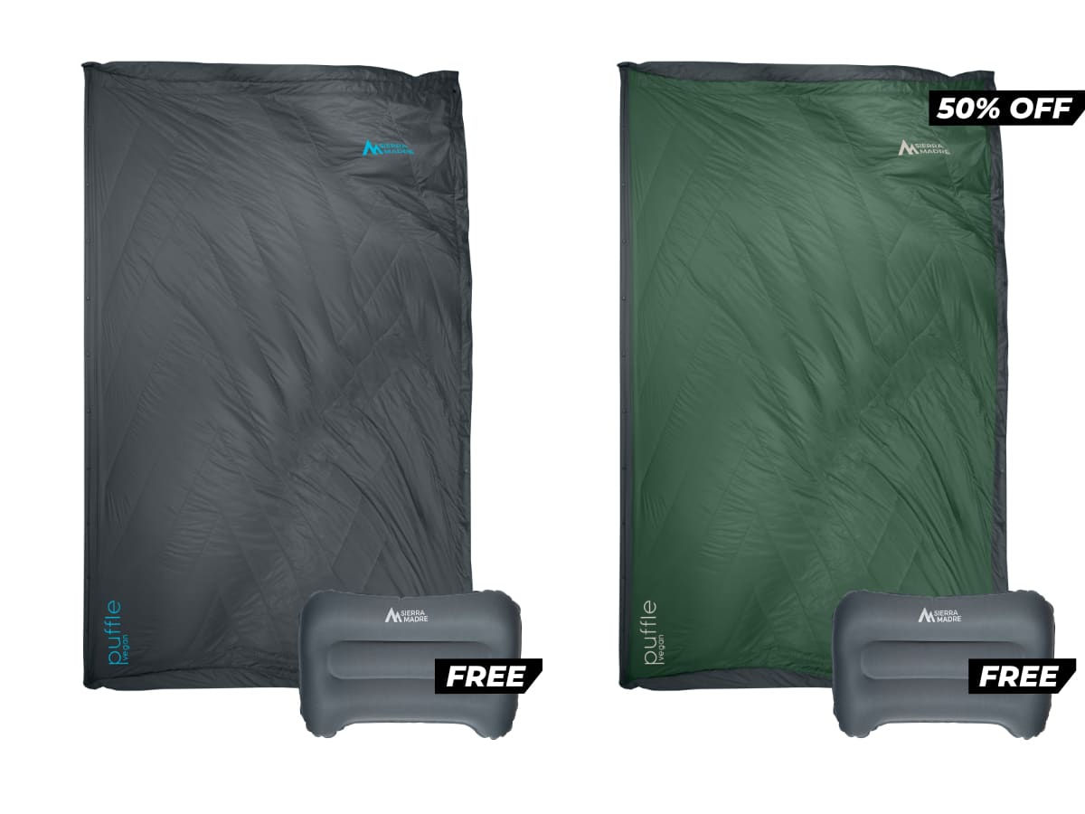 Special Offer: Puffle 55° Down Adventure Blanket + Add ons