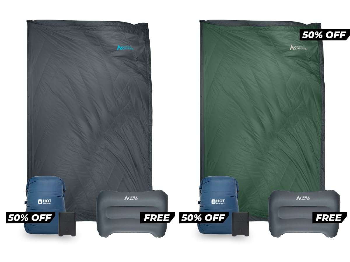 Special Offer: Puffle 55° Down Adventure Blanket + Add ons