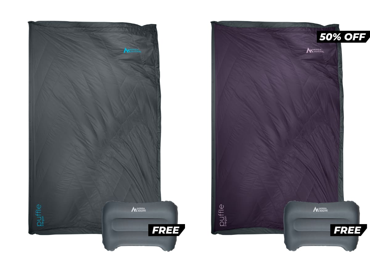 Special Offer: Puffle 55° Down Adventure Blanket + Add ons