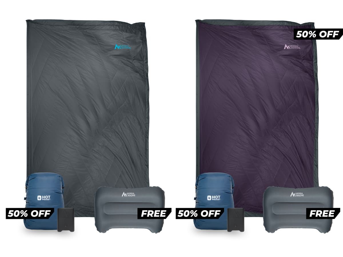 Special Offer: Puffle 55° Down Adventure Blanket + Add ons