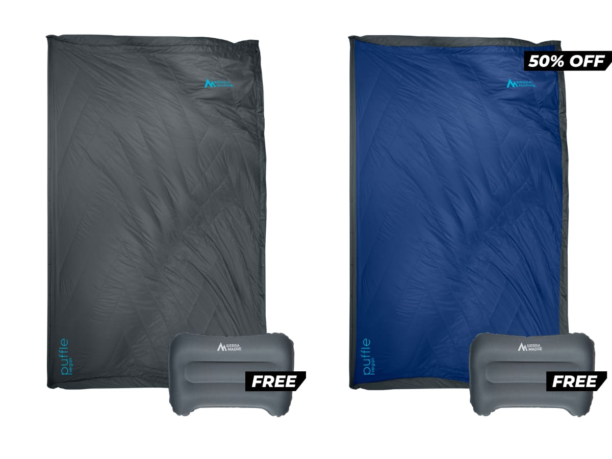 Special Offer: Puffle 55° Down Adventure Blanket + Add ons