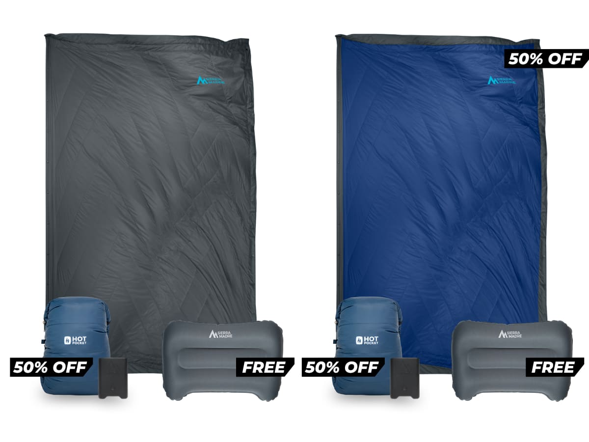 Special Offer: Puffle 55° Down Adventure Blanket + Add ons