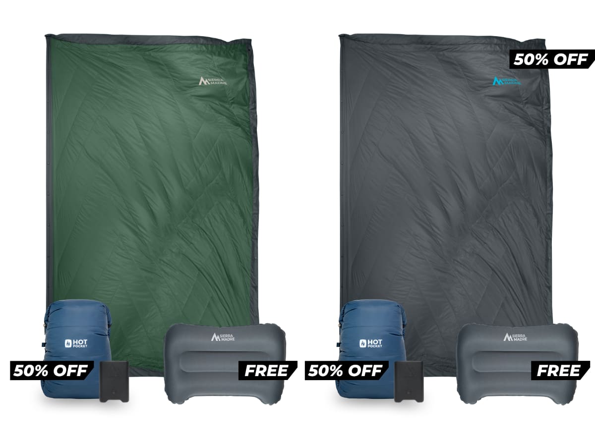 Special Offer: Puffle 55° Down Adventure Blanket + Add ons