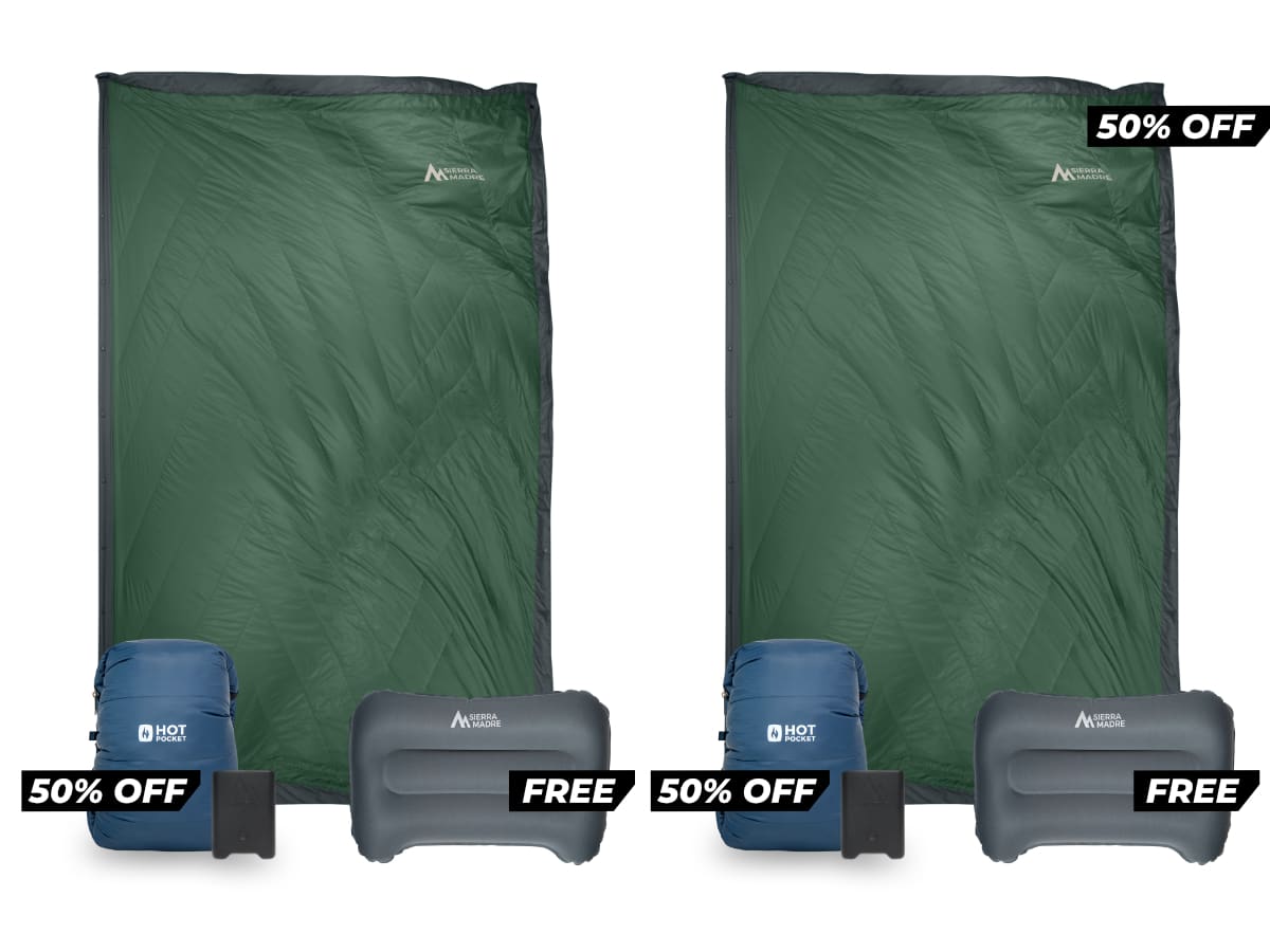 Special Offer: Puffle 55° Down Adventure Blanket + Add ons