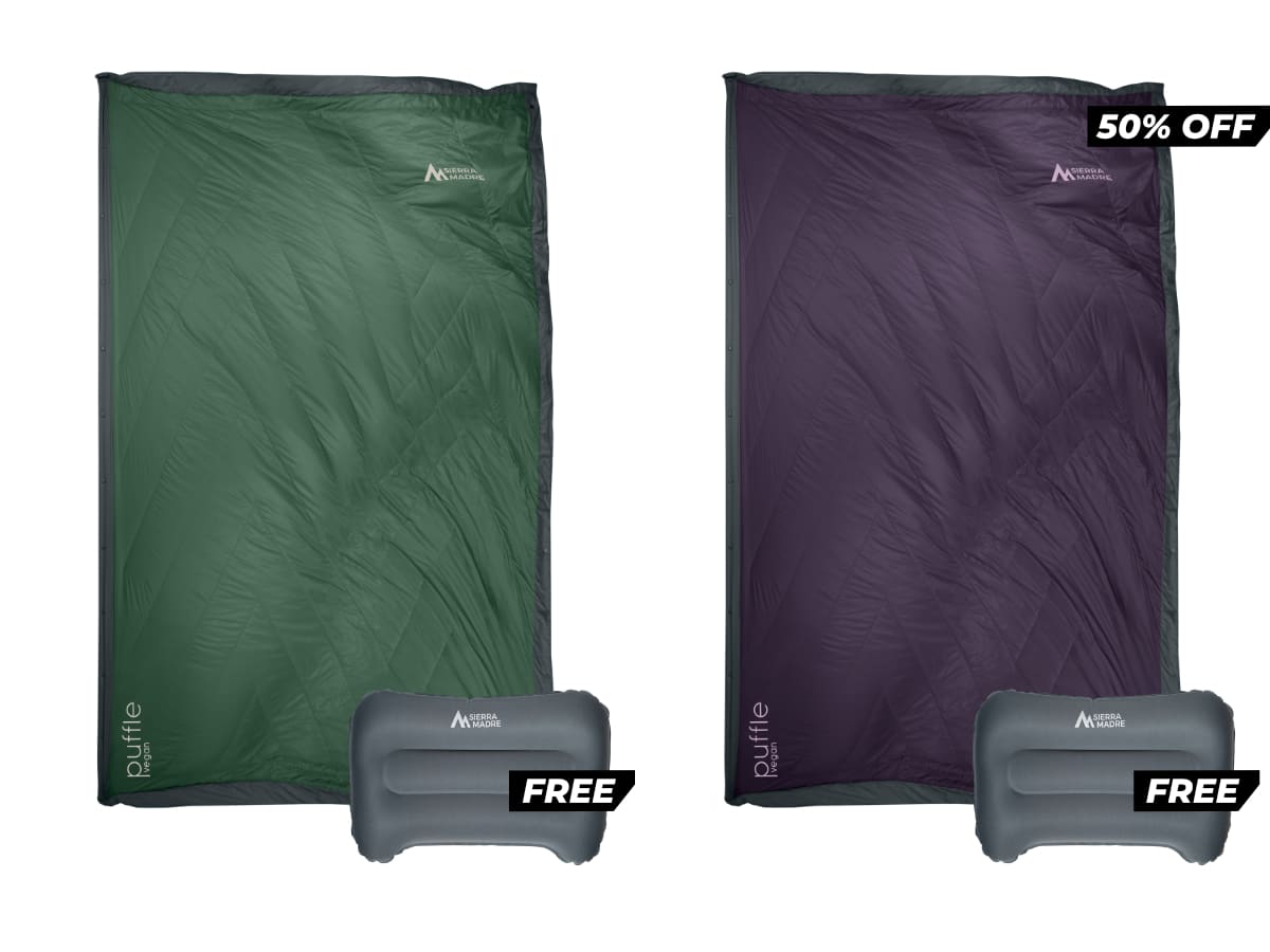 Special Offer: Puffle 55° Down Adventure Blanket + Add ons