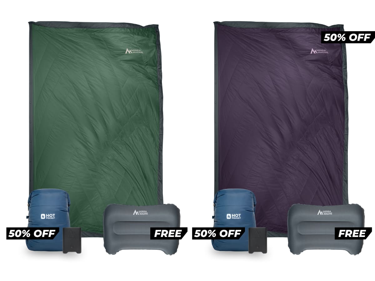 Special Offer: Puffle 55° Down Adventure Blanket + Add ons