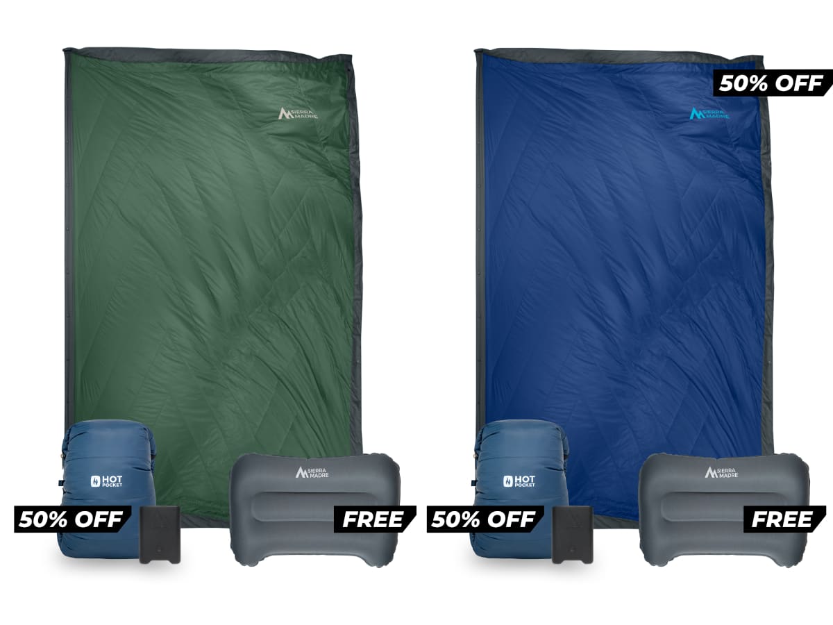 Special Offer: Puffle 55° Down Adventure Blanket + Add ons
