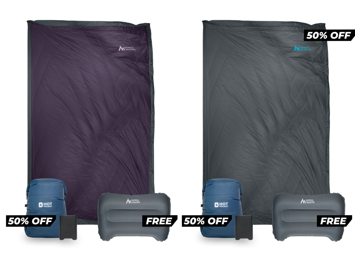 Special Offer: Puffle 55° Down Adventure Blanket + Add ons