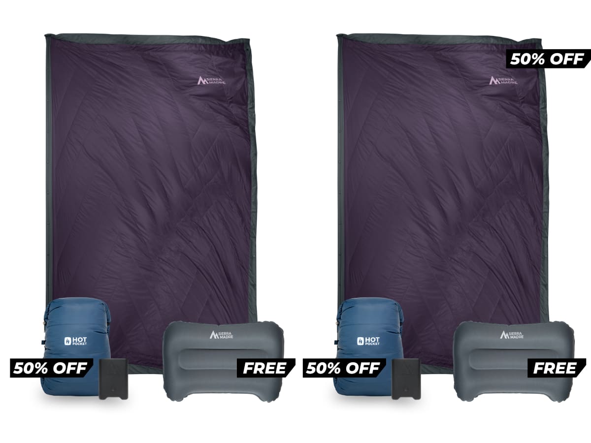 Special Offer: Puffle 55° Down Adventure Blanket + Add ons