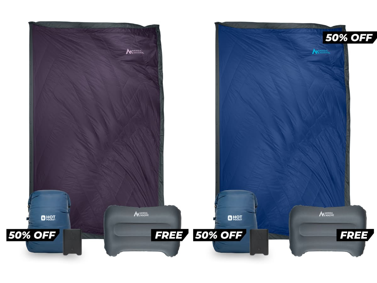 Special Offer: Puffle 55° Down Adventure Blanket + Add ons