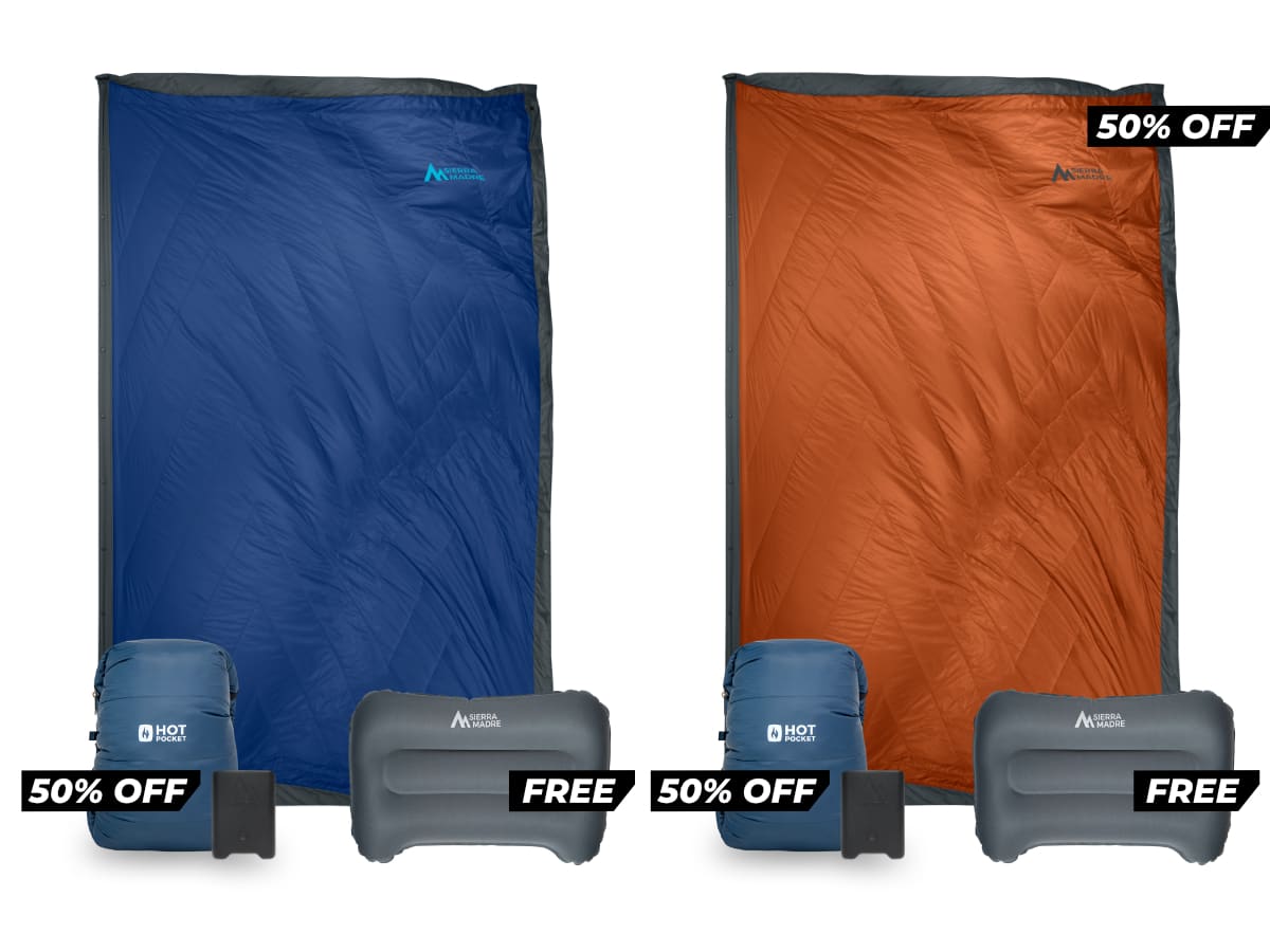 Special Offer: Puffle 55° Down Adventure Blanket + Add ons