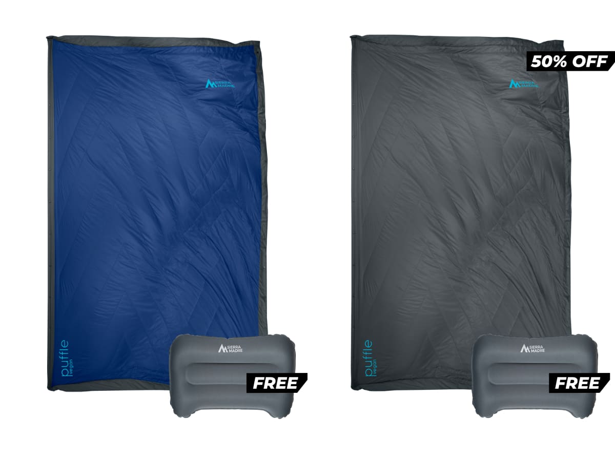 Special Offer: Puffle 55° Down Adventure Blanket + Add ons
