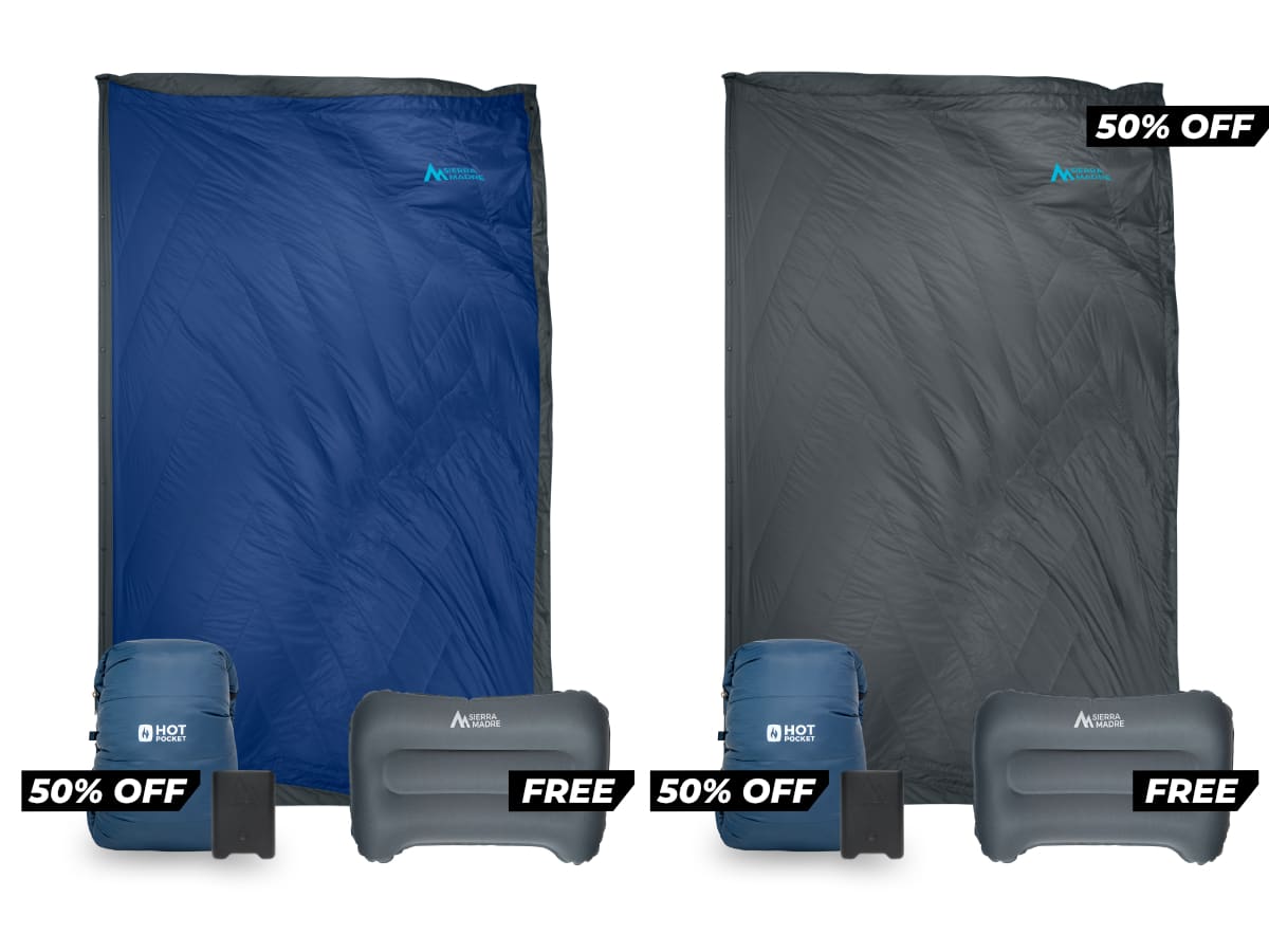 Special Offer: Puffle 55° Down Adventure Blanket + Add ons