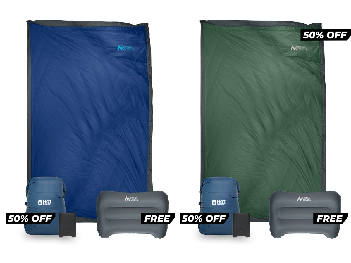 Special Offer: Puffle 55° Down Adventure Blanket + Add ons