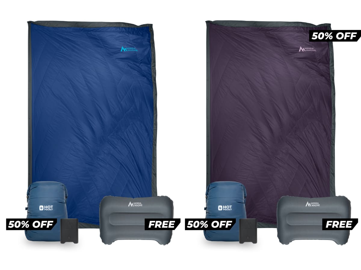 Special Offer: Puffle 55° Down Adventure Blanket + Add ons