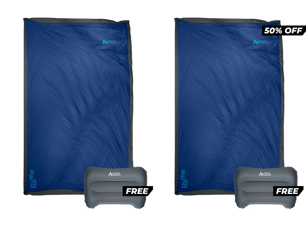 Special Offer: Puffle 55° Down Adventure Blanket + Add ons