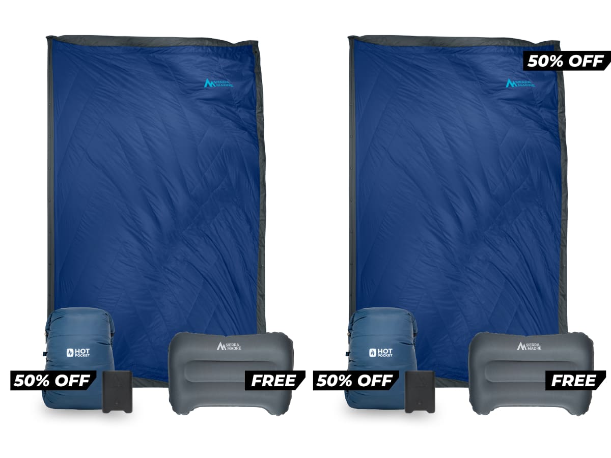 Special Offer: Puffle 55° Down Adventure Blanket + Add ons