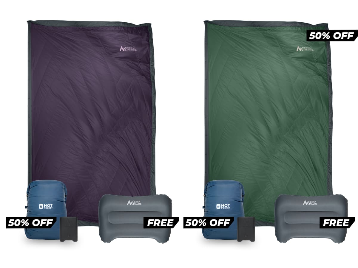 Special Offer: Puffle 55° Down Adventure Blanket + Add ons