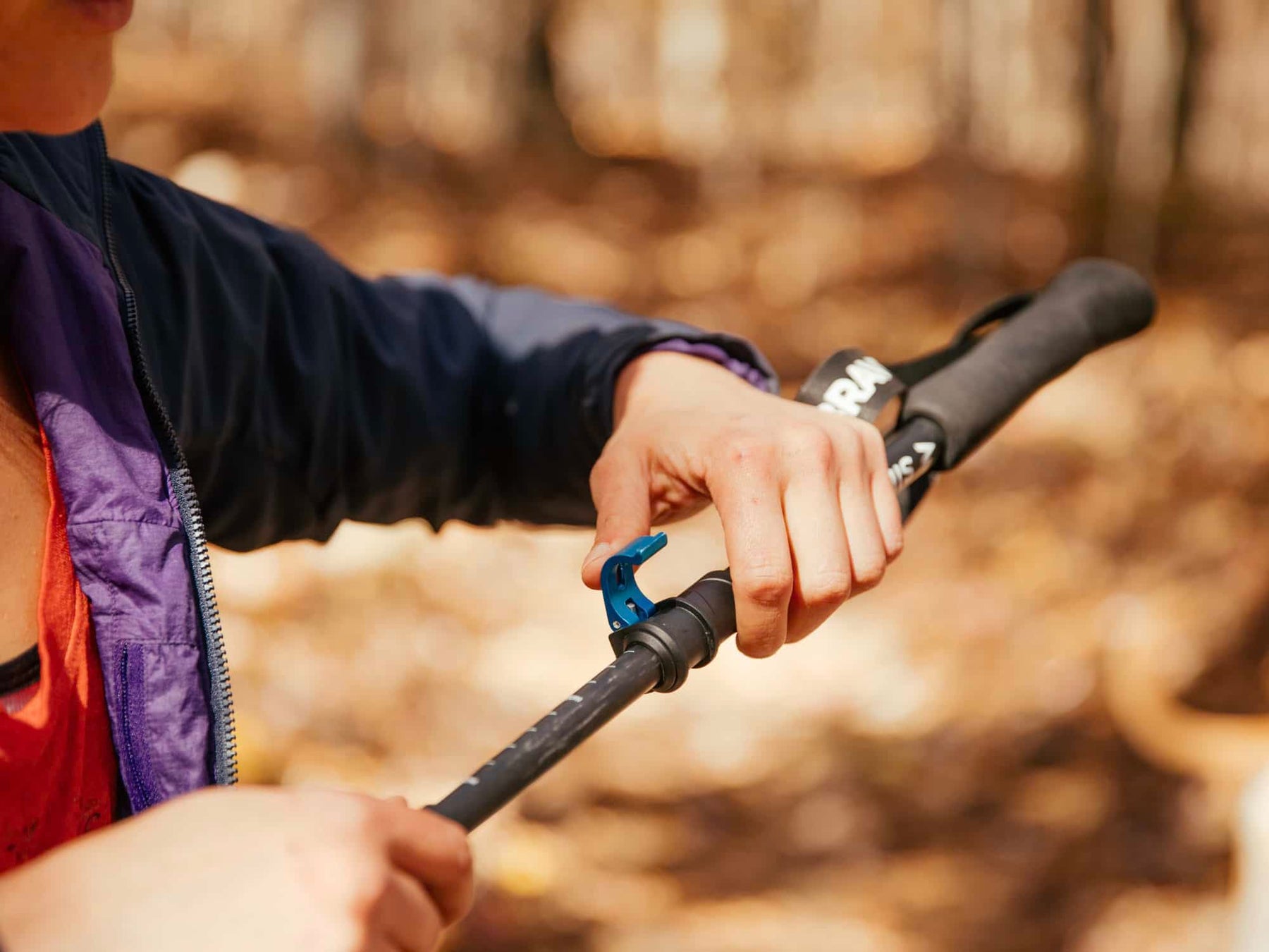 Carbon Trekkers | 7oz Ultra-Compact Foldable Hiking Poles