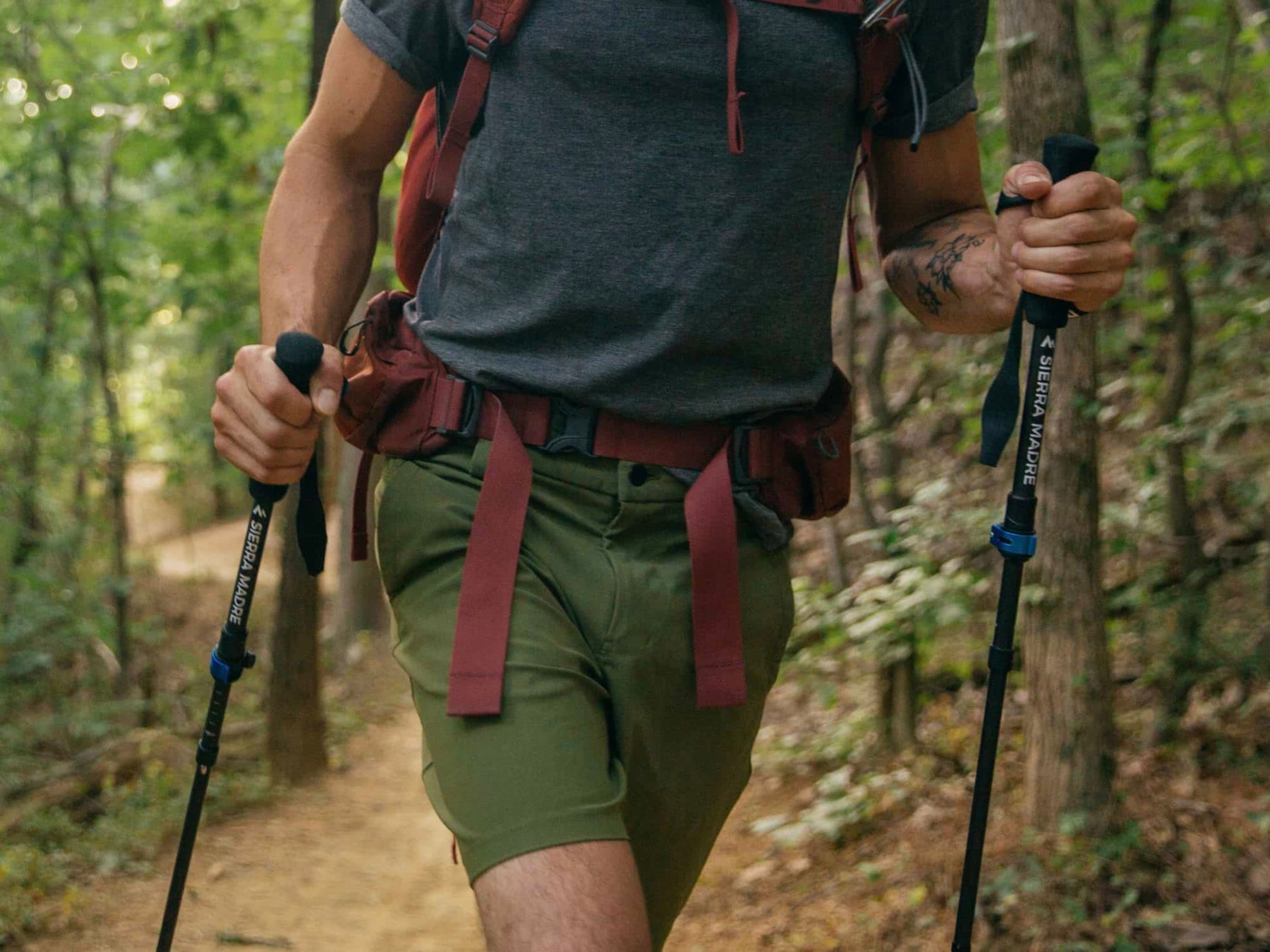 Carbon Trekkers | 7oz Ultra-Compact Foldable Hiking Poles