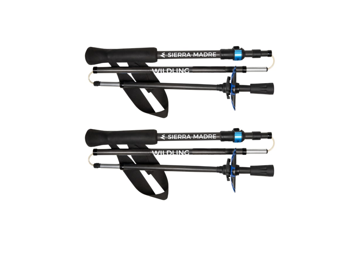 Carbon Trekkers | 7oz Ultra-Compact Foldable Hiking Poles