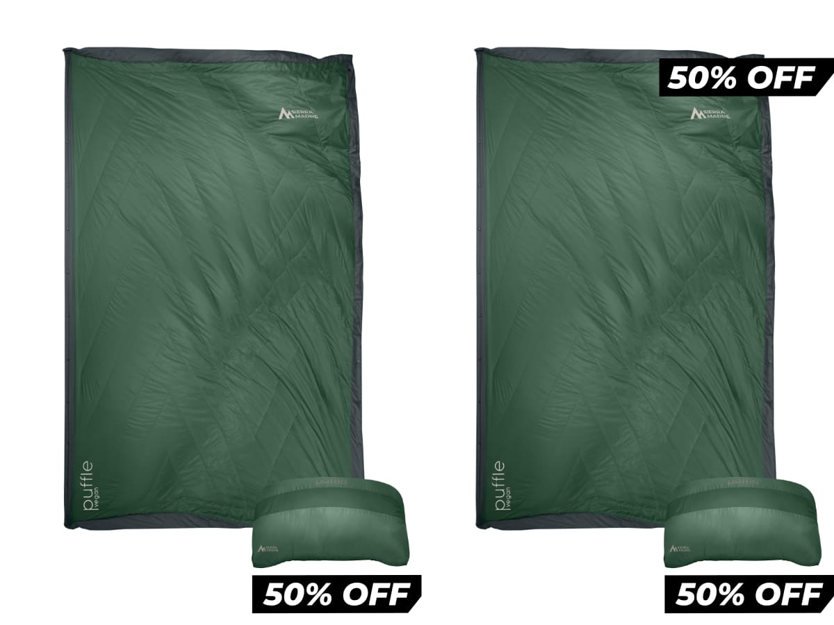Special Offer: Puffle 55°F Adventure Quilt (Down)