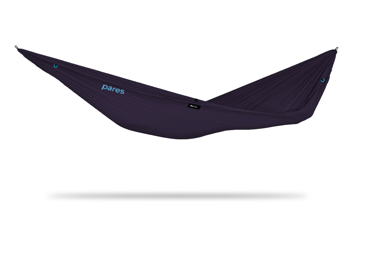 Pares | Spaciously Comfy Camping Hammock Weighs 15oz