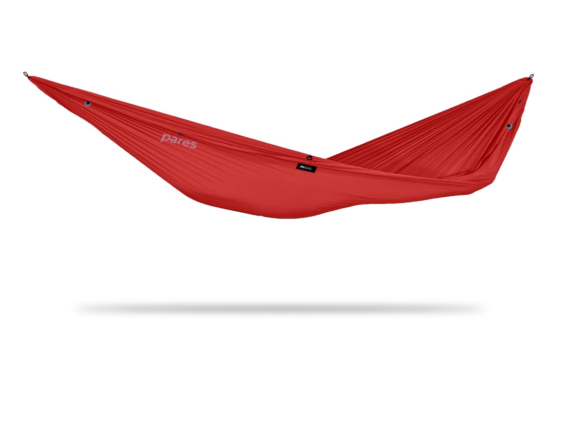 Pares | Spaciously Comfy Camping Hammock Weighs 15oz