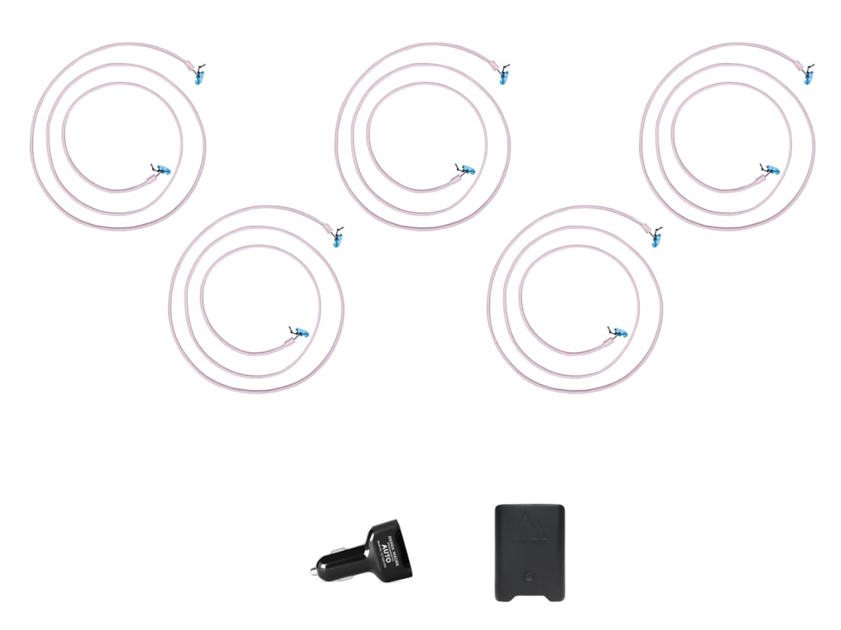 Light Link Power Kit Five Light Links / Power Pack UL (High Performance Light Weight) / Auto Charger for Car Five Light Links Power Pack UL (High Performance Light Weight) Auto Charger for Car