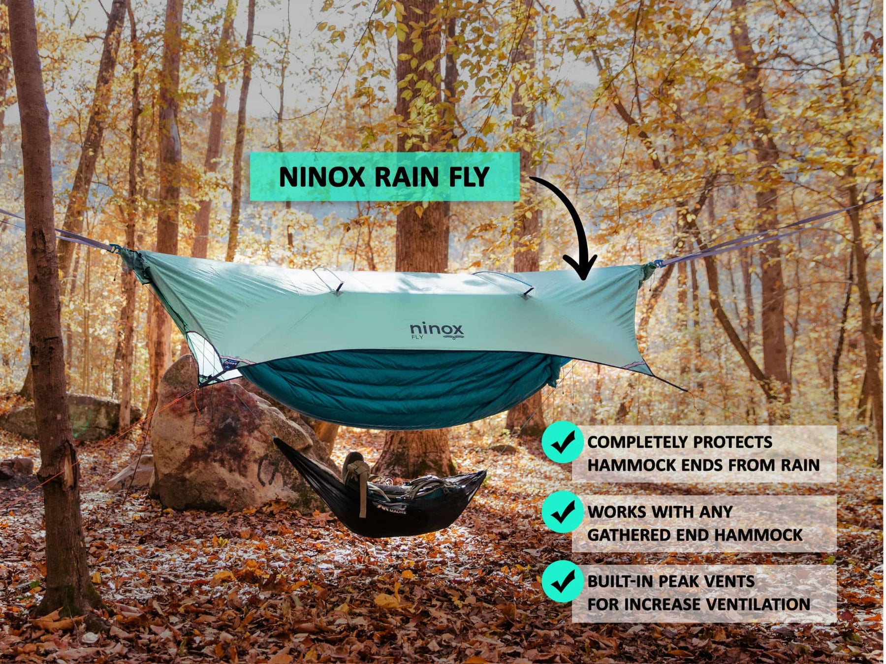 Ninox | Ultra-Comfy FlatLay Hammock