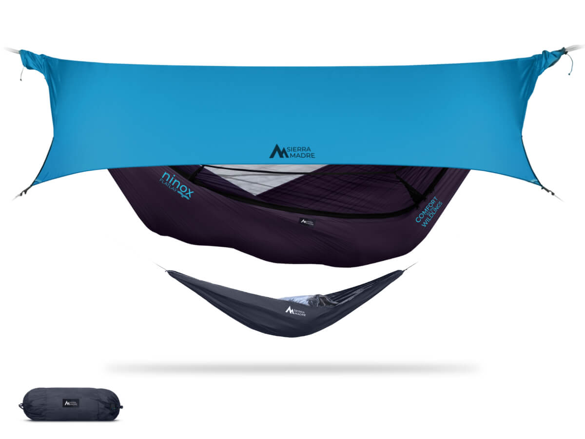 Ninox | Ultra-Comfy & Spacious FlatLay Camping Hammock