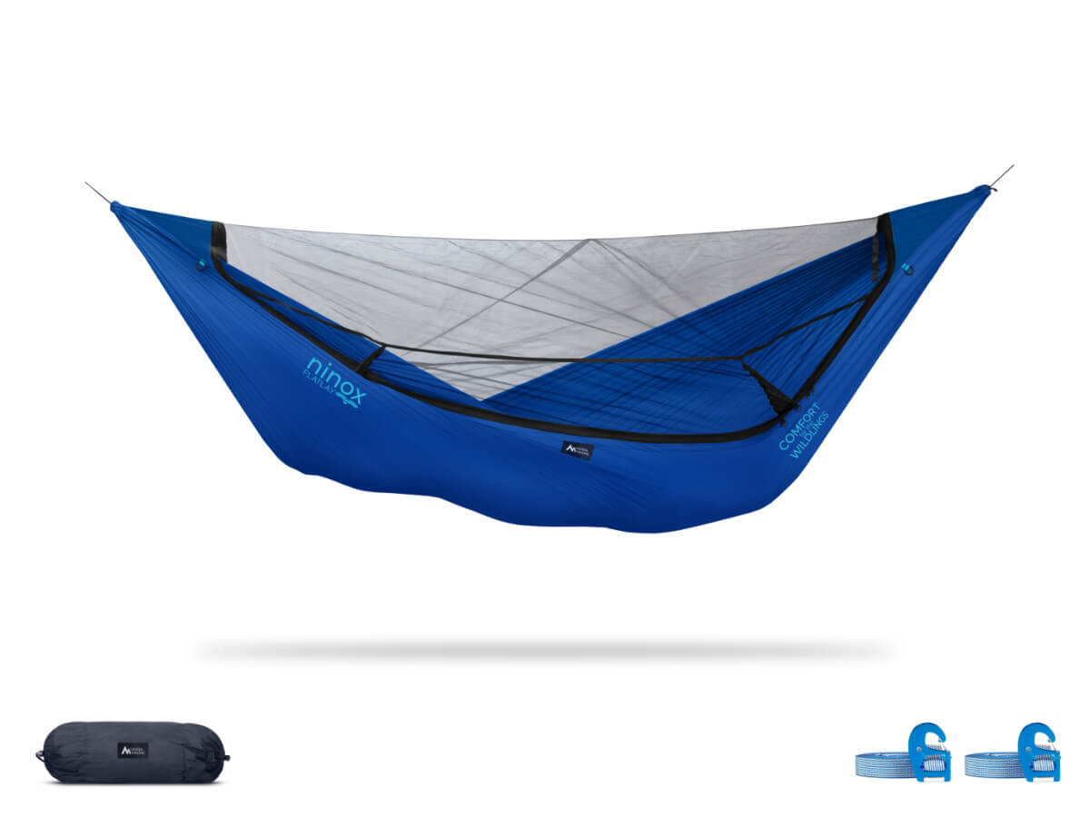 Ninox | Ultra-Comfy & Spacious FlatLay Camping Hammock