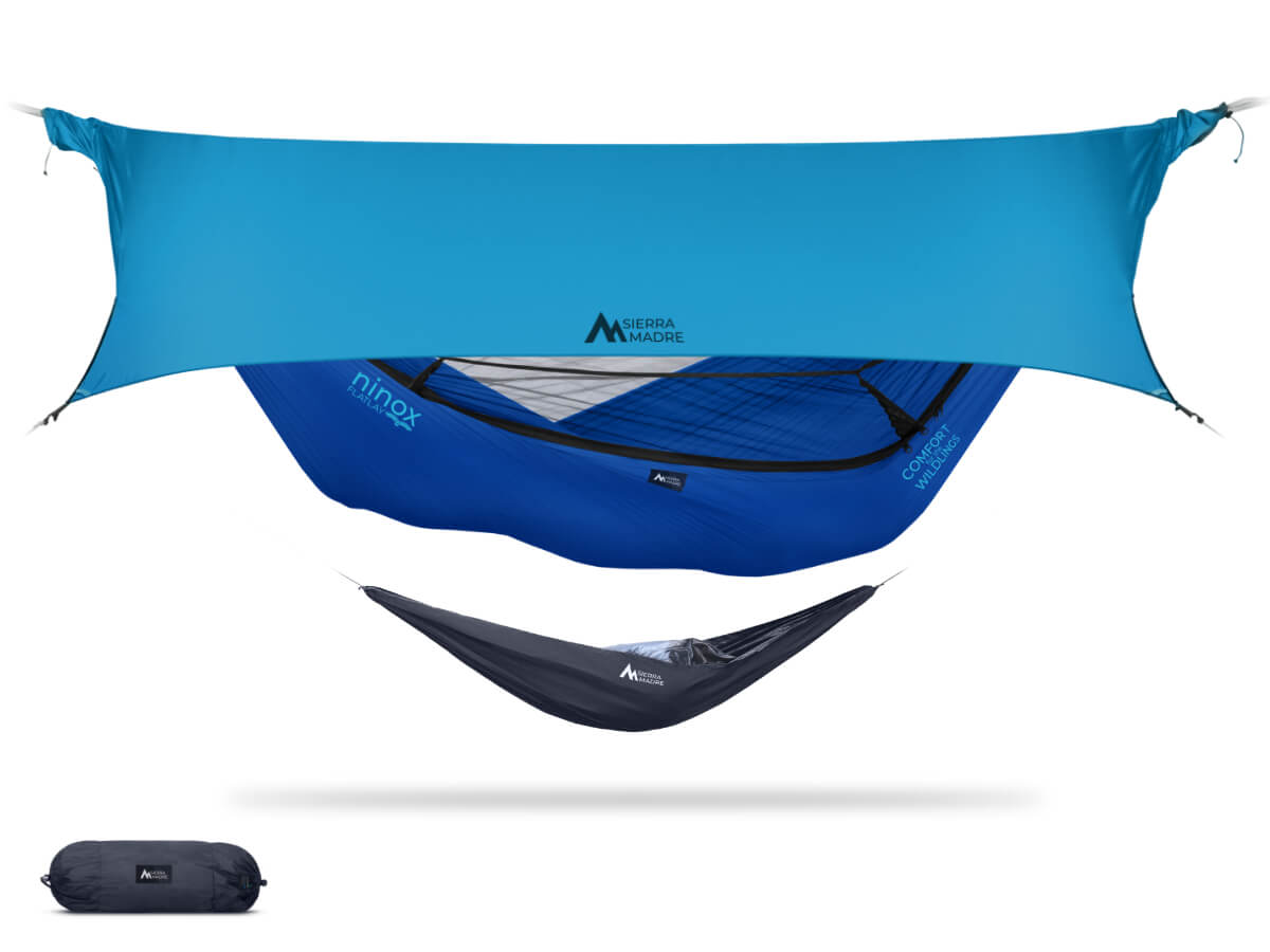 Ninox | Ultra-Comfy & Spacious FlatLay Camping Hammock