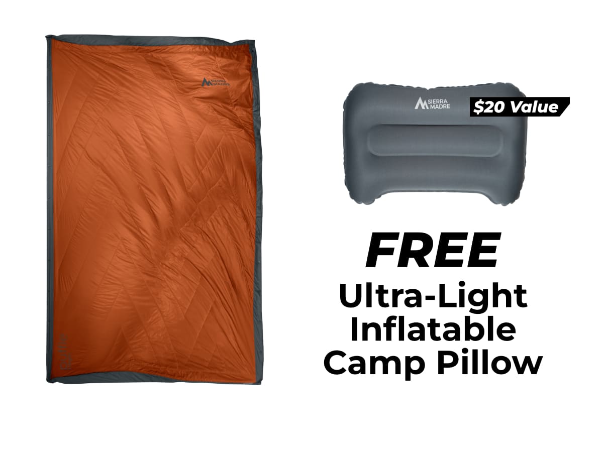 Special Offer: Puffle 55° Down Adventure Blanket + Add ons