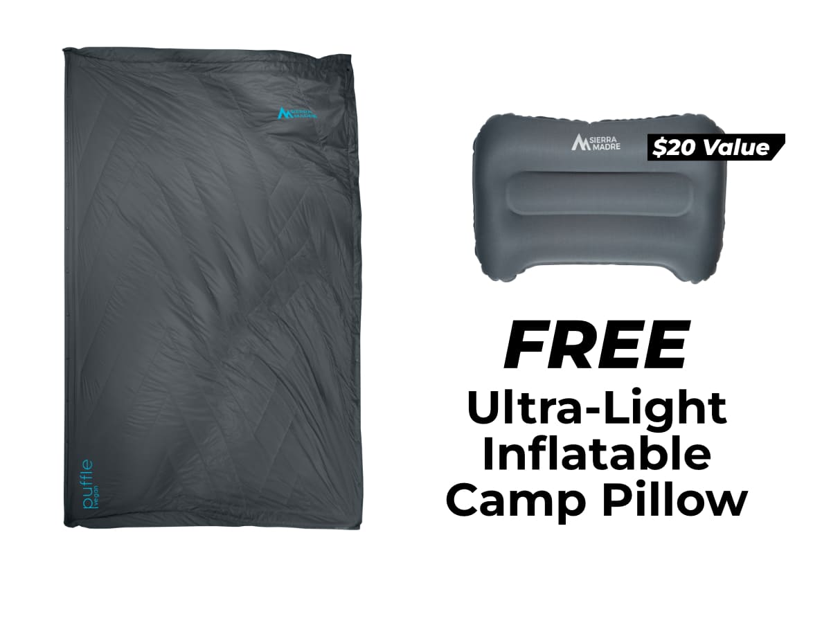 Special Offer: Puffle 55° Down Adventure Blanket + Add ons