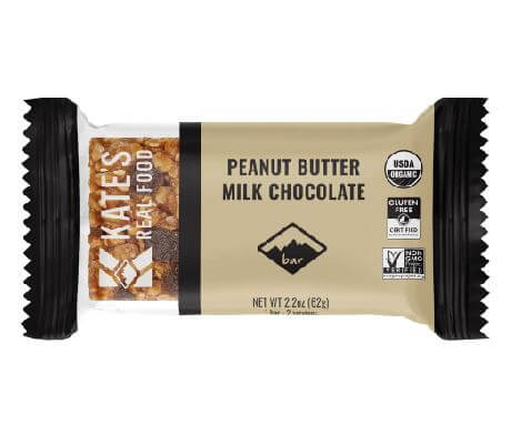 Kate's Real Food | PEANUT BUTTER MILK CHOCOLATE BARS (Box of 12)