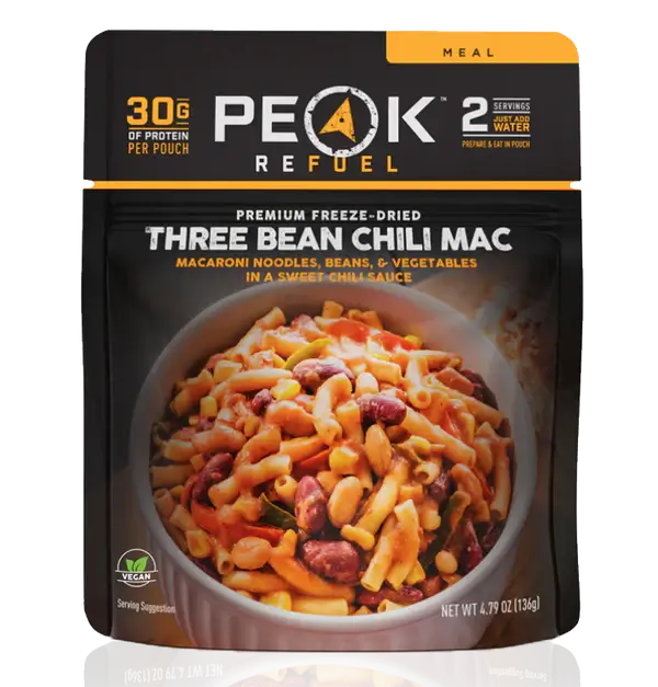 Peak Refuel | THREE BEAN CHILI MAC