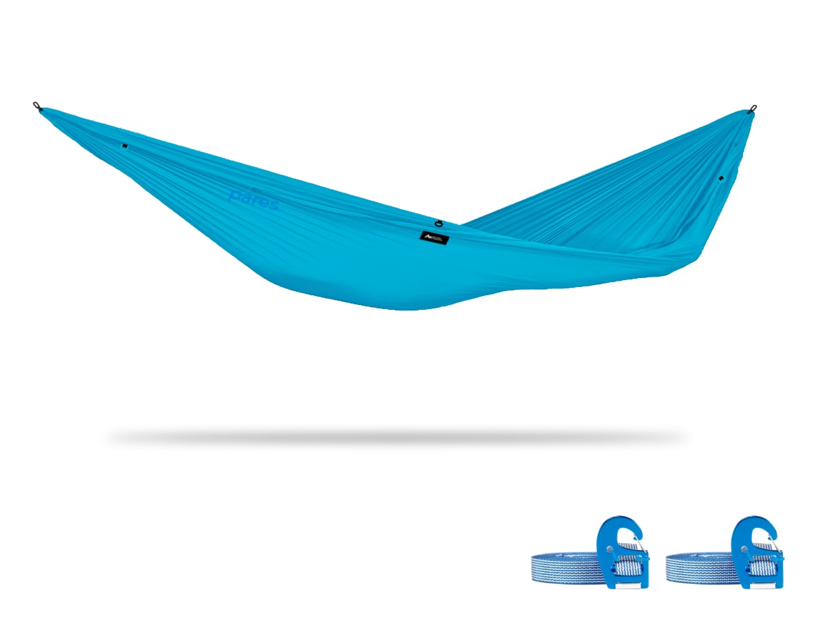 Pares | Spaciously Comfy Camping Hammock Weighs 15oz