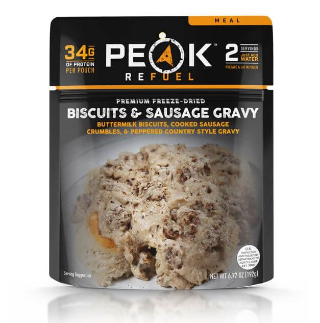 Peak Refuel | BISCUITS & SAUSAGE GRAVY