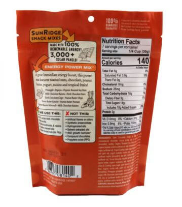 SunRidge Farms | ENERGY POWER MIX