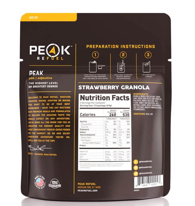 Peak Refuel | STRAWBERRY GRANOLA