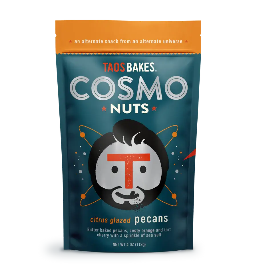 Taos Bakes | COSMONUTS - CITRUS GLAZED PECANS