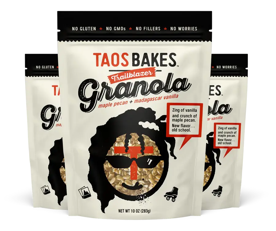 Taos Bakes | TRAILBLAZER GRANOLA - MAPLE PECAN + MADAGASCAR VANILLA